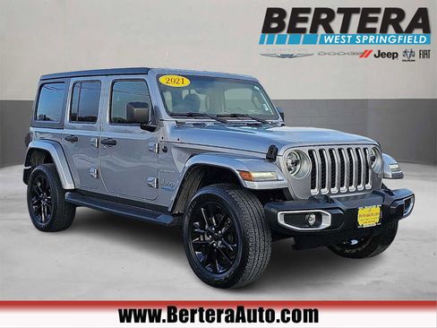 Used 2021 Jeep Wrangler Unlimited Sahara w/ Cold Weather Group image 1