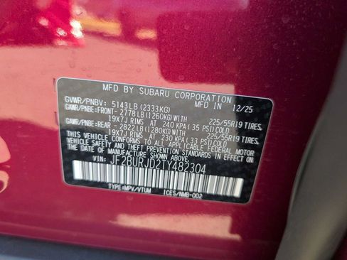 New 2026 Subaru Outback Touring XT AWD/4WD image 35