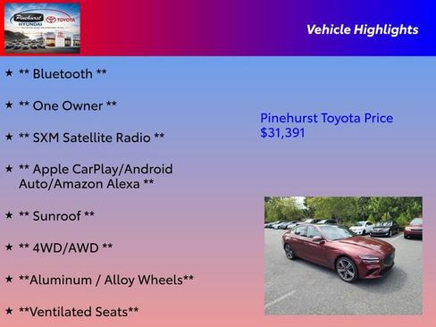Used 2025 Genesis G70 2.5T w/ Sport Prestige Package AWD/4WD image 16