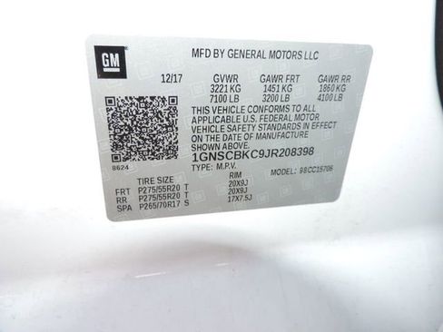 Certified 2018 Chevrolet Tahoe LT image 17