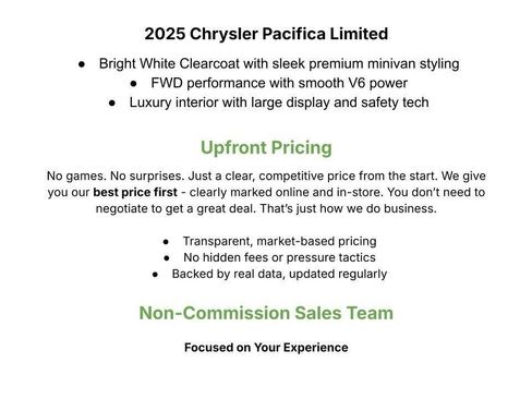 Used 2025 Chrysler Pacifica Limited FWD image 50