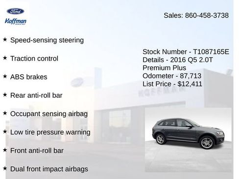 Used 2016 Audi Q5 2.0T Premium Plus AWD/4WD image 25