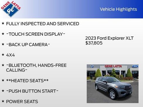 Certified 2023 Ford Explorer XLT AWD/4WD image 33