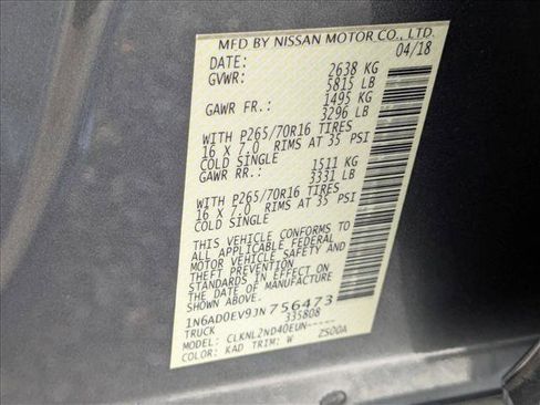 Used 2018 Nissan Frontier SV image 25