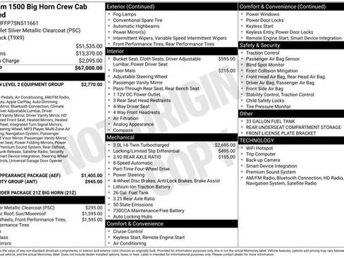 New 2025 RAM 1500 Big Horn AWD/4WD image 15