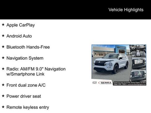 Used 2023 Mitsubishi Outlander SE Black Edition image 4