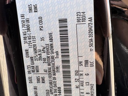 Used 2023 Ford F150 Platinum w/ Equipment Group 701A High image 32