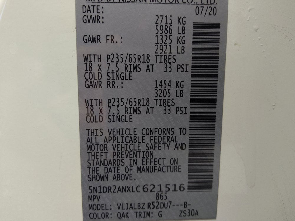 Used 2020 Nissan Pathfinder S FWD image 33