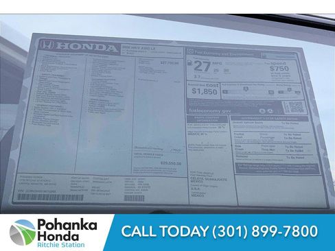 New 2026 Honda HR-V LX image 22