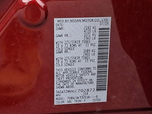 Used 2020 Nissan Rogue SL w/ Premium Package image 29