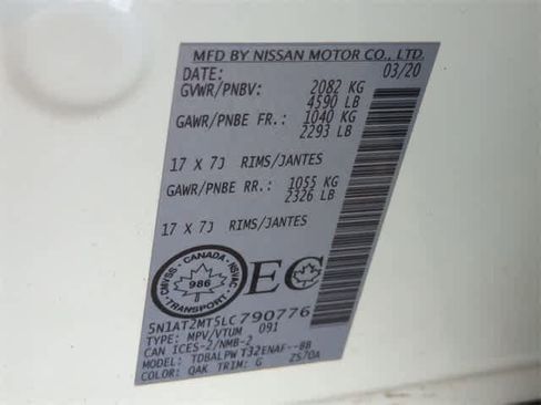 Used 2020 Nissan Rogue SV image 33