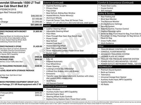 Used 2019 Chevrolet Silverado 1500 LT Trail Boss AWD/4WD image 3