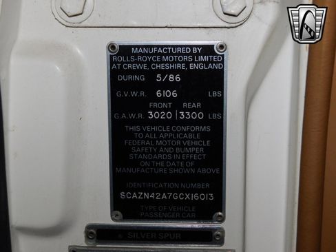 Used 1986 Rolls-Royce Silver Spur image 26