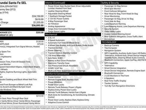Certified 2023 Hyundai Santa Fe SEL w/ Cargo Package AWD/4WD image 11