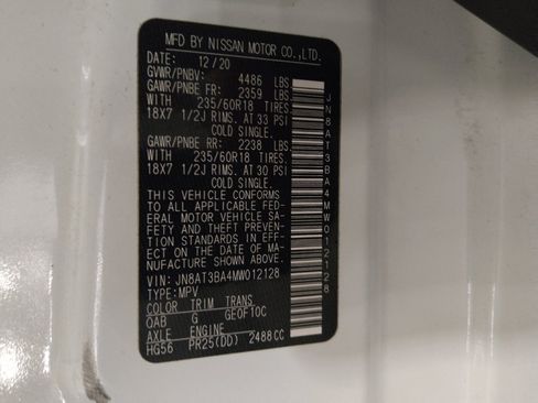 Used 2021 Nissan Rogue SV FWD image 33