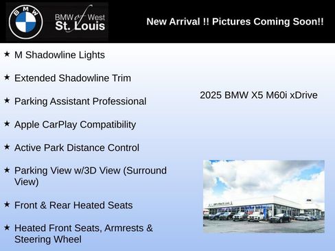 Used 2025 BMW X5 M60i w/ Climate Comfort Package AWD/4WD image 4