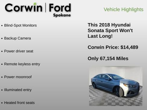 Used 2018 Hyundai Sonata Sport image 6