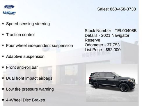 Certified 2021 Lincoln Navigator Reserve AWD/4WD image 25