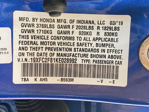 Used 2019 Honda Civic Sport image 27