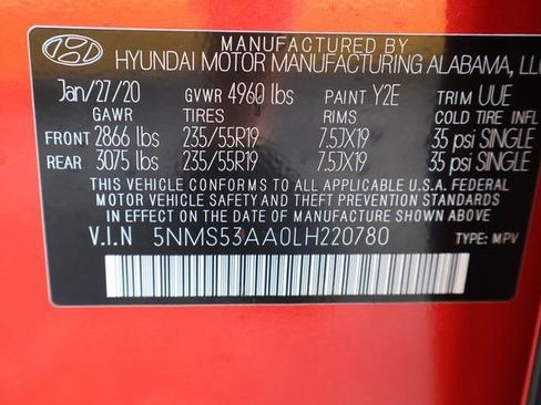 Used 2020 Hyundai Santa Fe Limited image 27