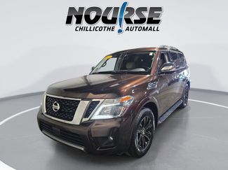 Used 2019 Nissan Armada Platinum w/ Captain's Chairs Package AWD/4WD video 1
