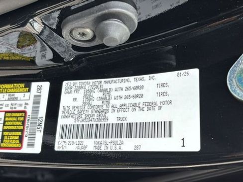 New 2026 Toyota Tundra Limited image 40