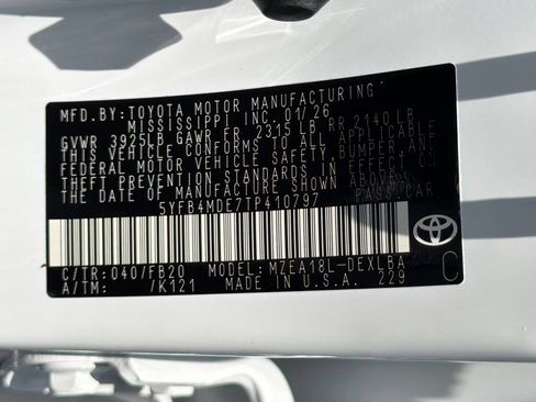 Used 2026 Toyota Corolla LE FWD image 31