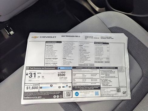 New 2026 Chevrolet TrailBlazer LS w/ LS Convenience Package FWD image 17