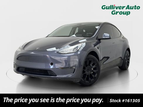 Used 2021 Tesla Model Y Long Range AWD/4WD image 1