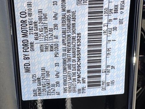 New 2025 Ford Bronco Sport Outer Banks w/ Sasquatch Outer Banks Package image 47