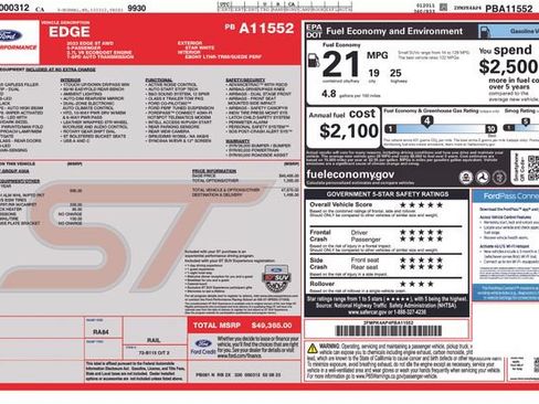Used 2023 Ford Edge ST AWD/4WD image 34