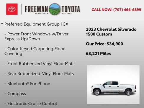 Used 2023 Chevrolet Silverado 1500 Custom AWD/4WD image 9