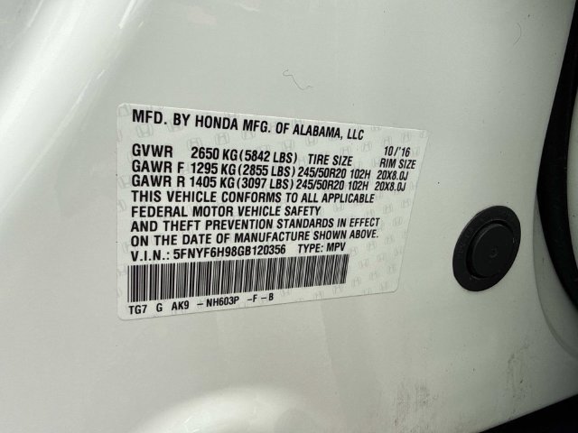 Used 2016 Honda Pilot Touring image 30