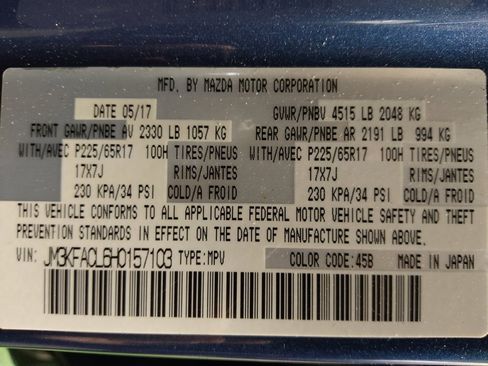 Used 2017 MAZDA CX-5 Touring image 33