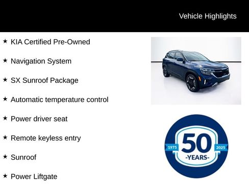 Used 2024 Kia Seltos SX w/ SX Sunroof Package AWD/4WD image 9