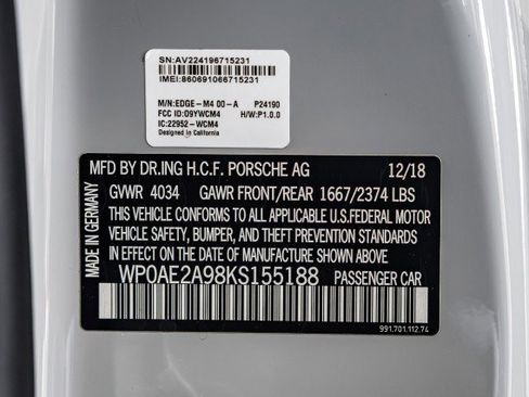 Used 2019 Porsche 911 GT2 RS w/ Weissach Package image 70