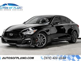Used 2018 INFINITI Q50 Red Sport 400 w/ Sensory Package (Sport) RWD video 1