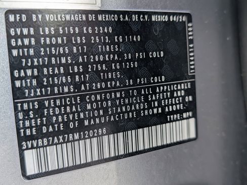 Used 2024 Volkswagen Tiguan S w/ MDO Package, Three-Row image 36