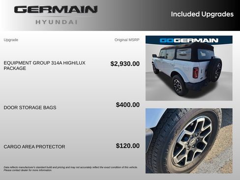 Used 2024 Ford Bronco Outer Banks AWD/4WD image 15