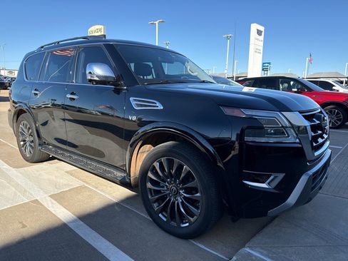 Used 2022 Nissan Armada Platinum w/ Captain's Chairs Package image 2