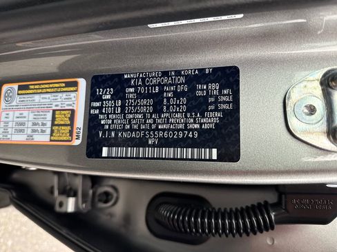 Certified 2024 Kia EV9 Land AWD/4WD image 19