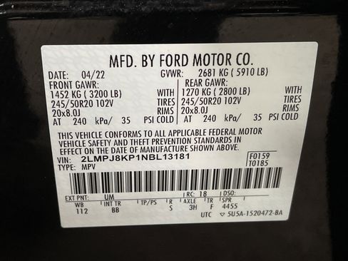 Used 2022 Lincoln Nautilus Reserve image 28