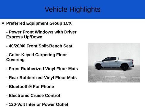 New 2026 Chevrolet Silverado 1500 Custom w/ Turbomax Blackout Package RWD image 3