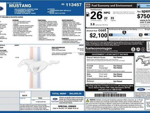 Used 2024 Ford Mustang Premium RWD image 4