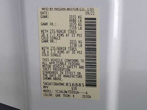 Used 2021 Nissan Rogue SV FWD image 33