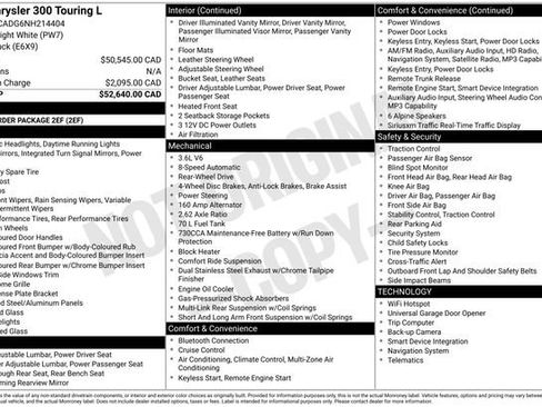 Used 2022 Chrysler 300 Touring L image 6