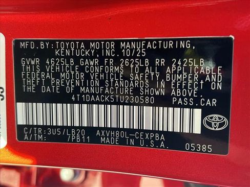 New 2026 Toyota Camry XSE image 20