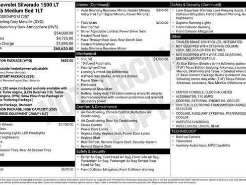 Used 2023 Chevrolet Silverado 1500 LT w/ Protection Package AWD/4WD image 6