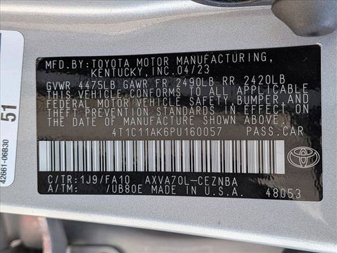 Used 2023 Toyota Camry LE FWD image 23