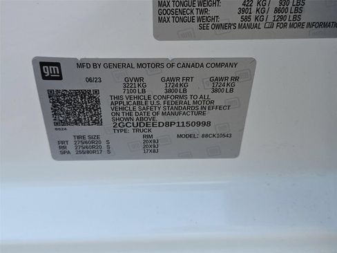 Certified 2023 Chevrolet Silverado 1500 RST w/ Convenience Package II AWD/4WD image 26